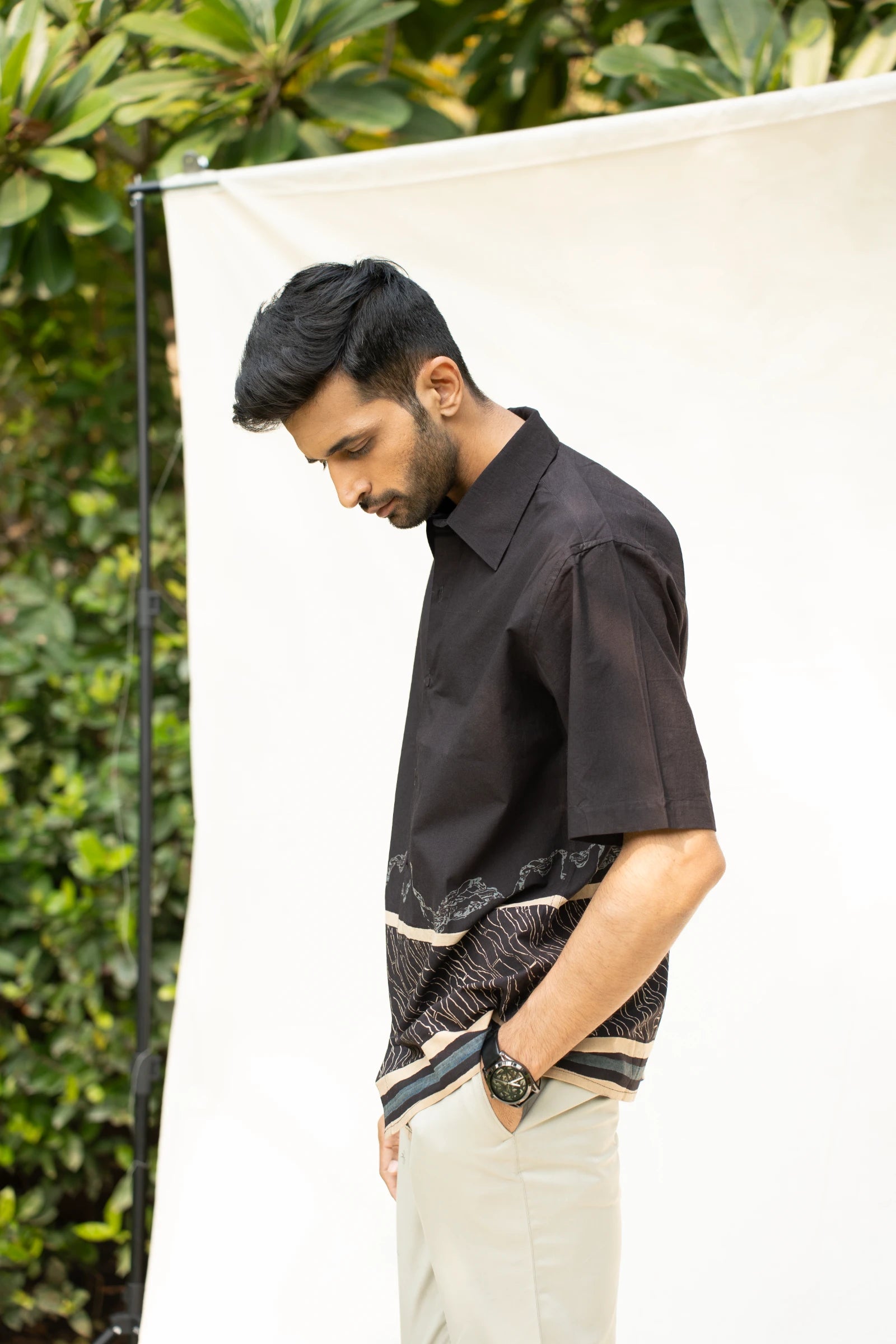 Black Edge Mens Shirt