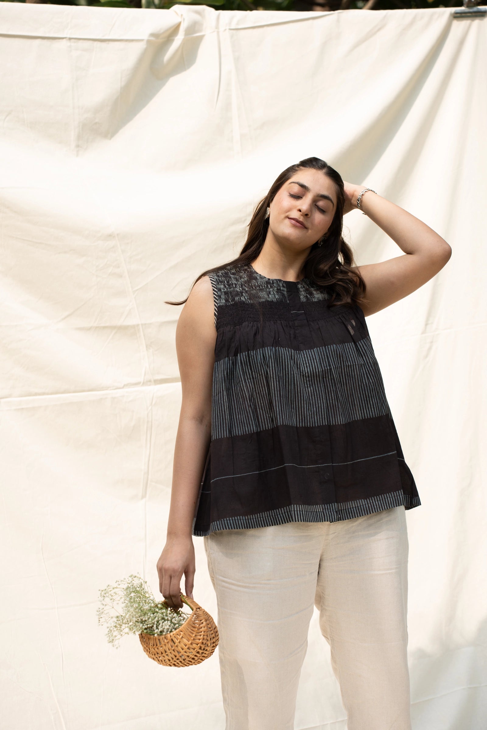 Black Sleeveless Top