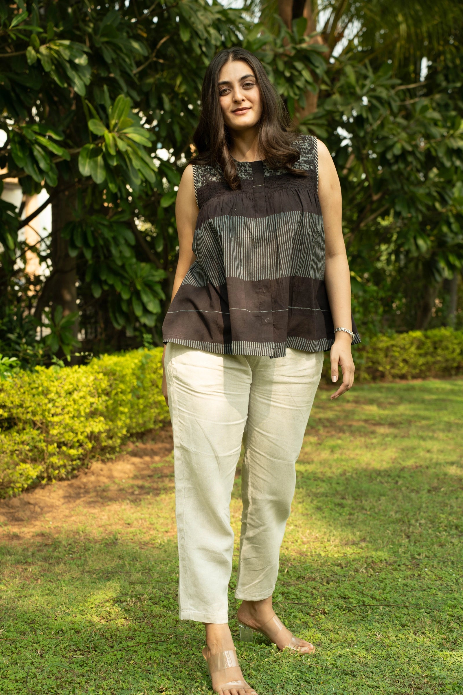 Black Sleeveless Top