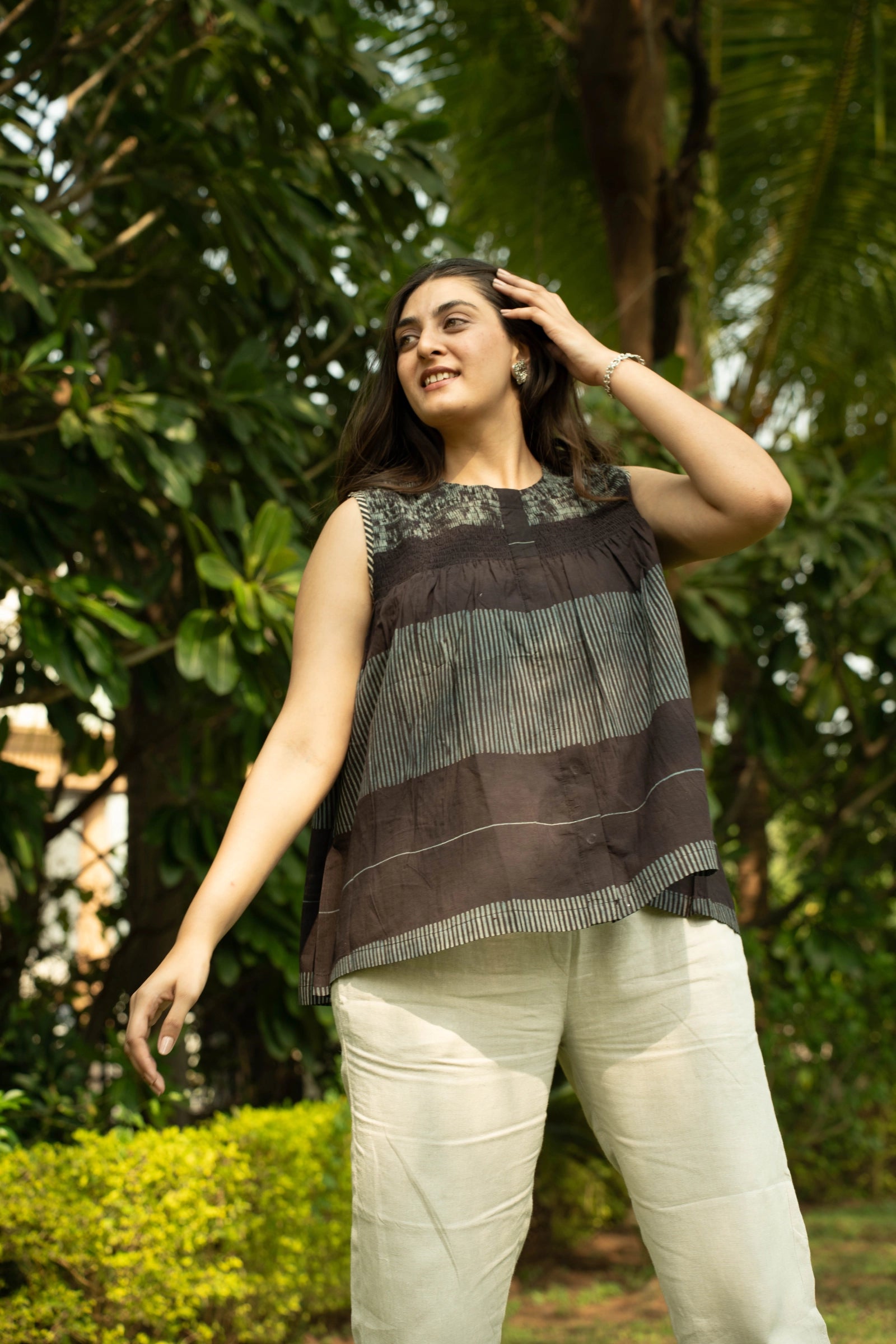 Black Sleeveless Top