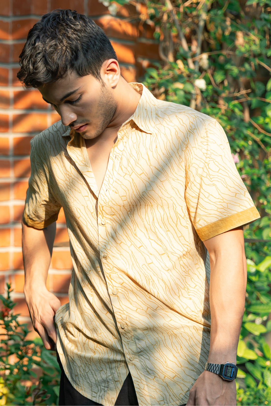 Silent Dawn Mens Cotton Shirt