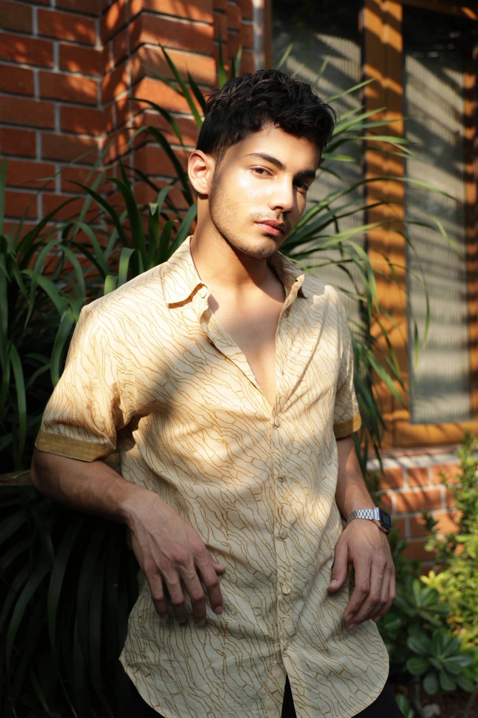 Silent Dawn Mens Cotton Shirt