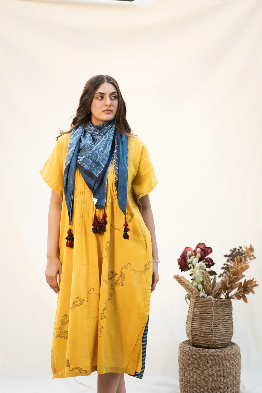Indigo Scape Scarf