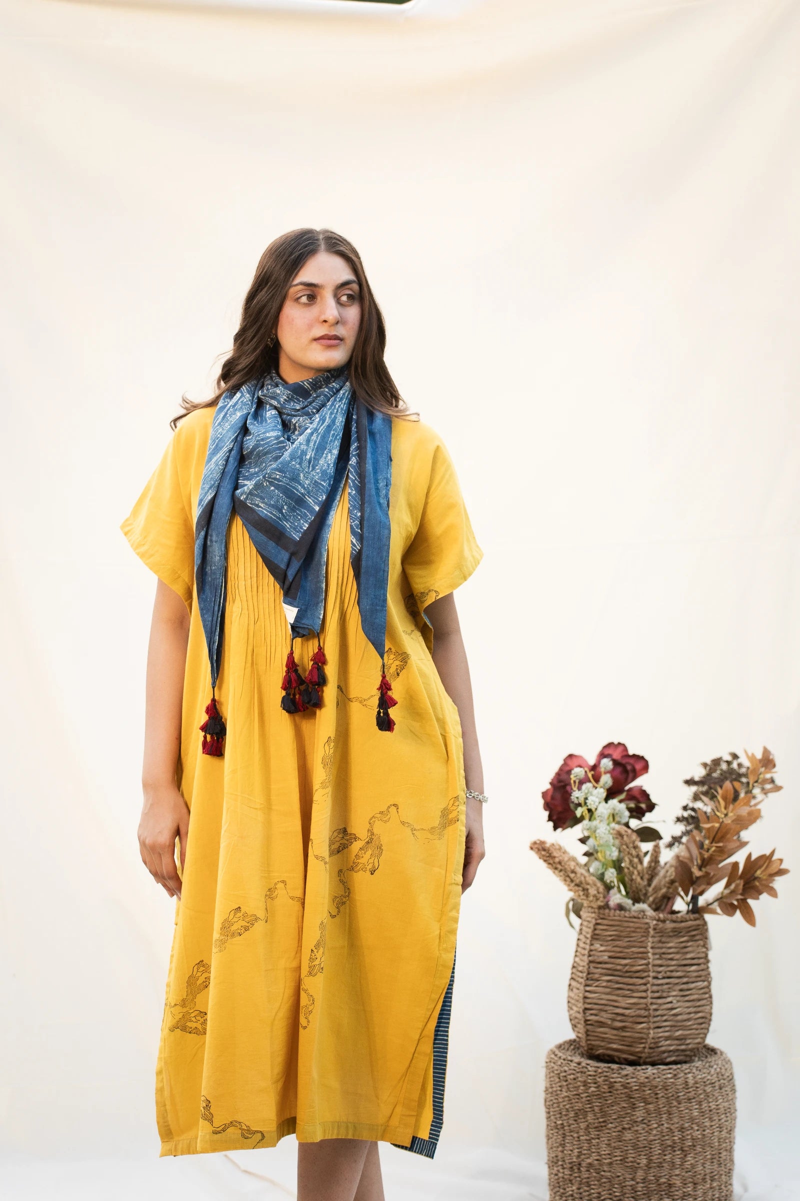 Indigo Scape Scarf