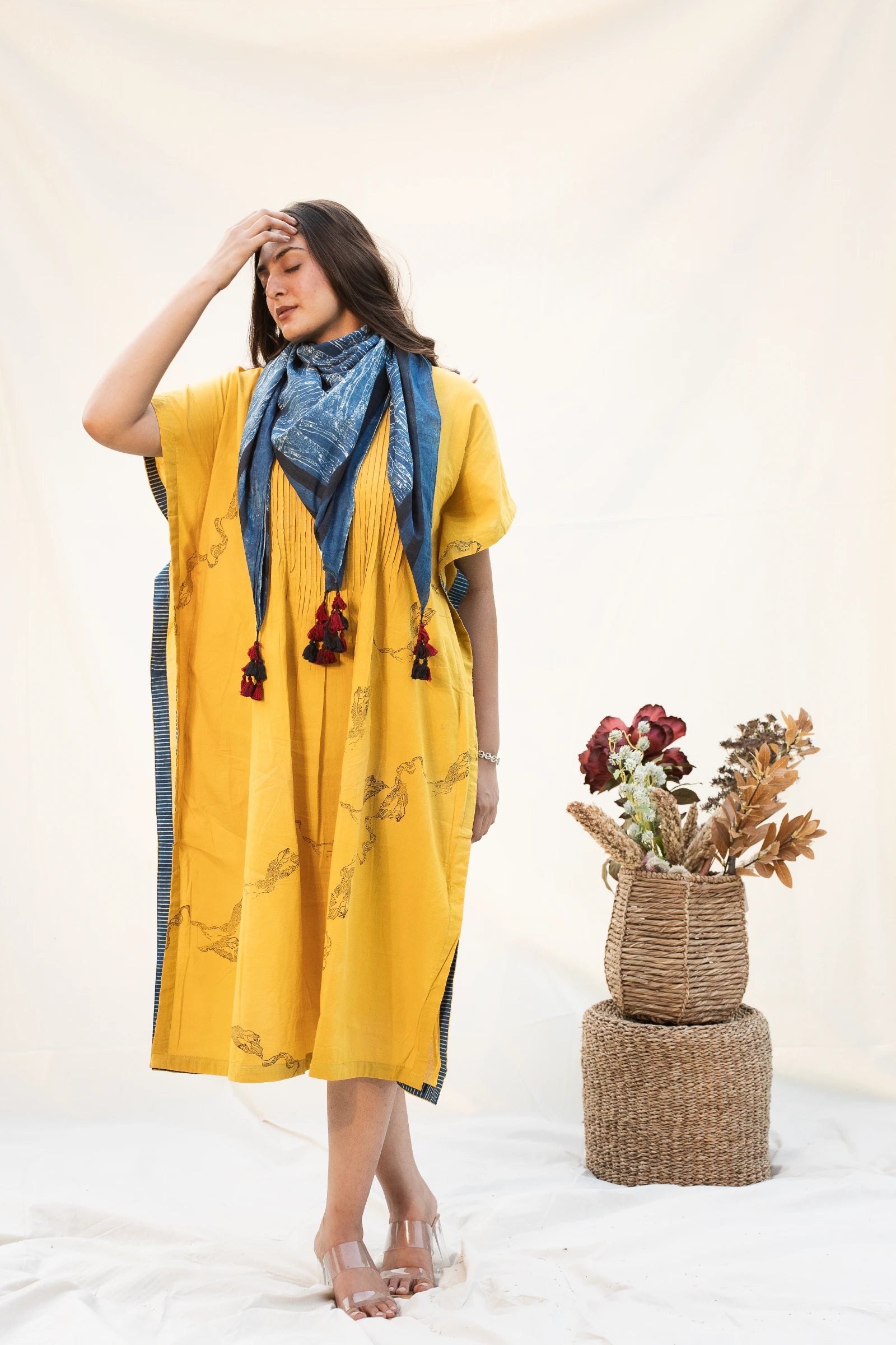 Indigo Scape Scarf