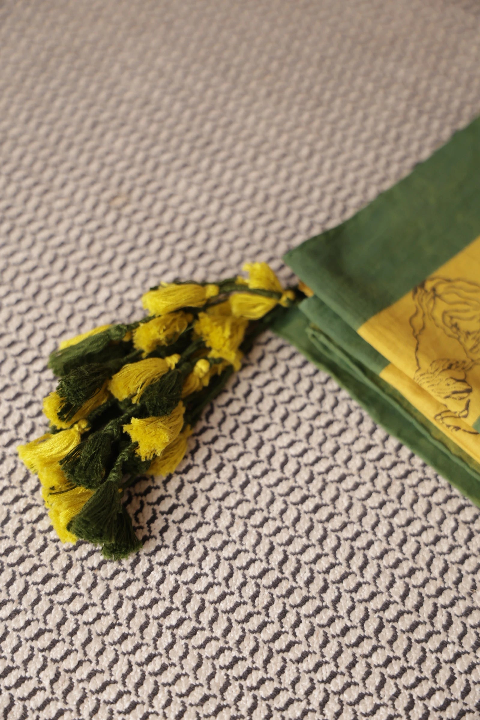 Mustard Bloom Scarf