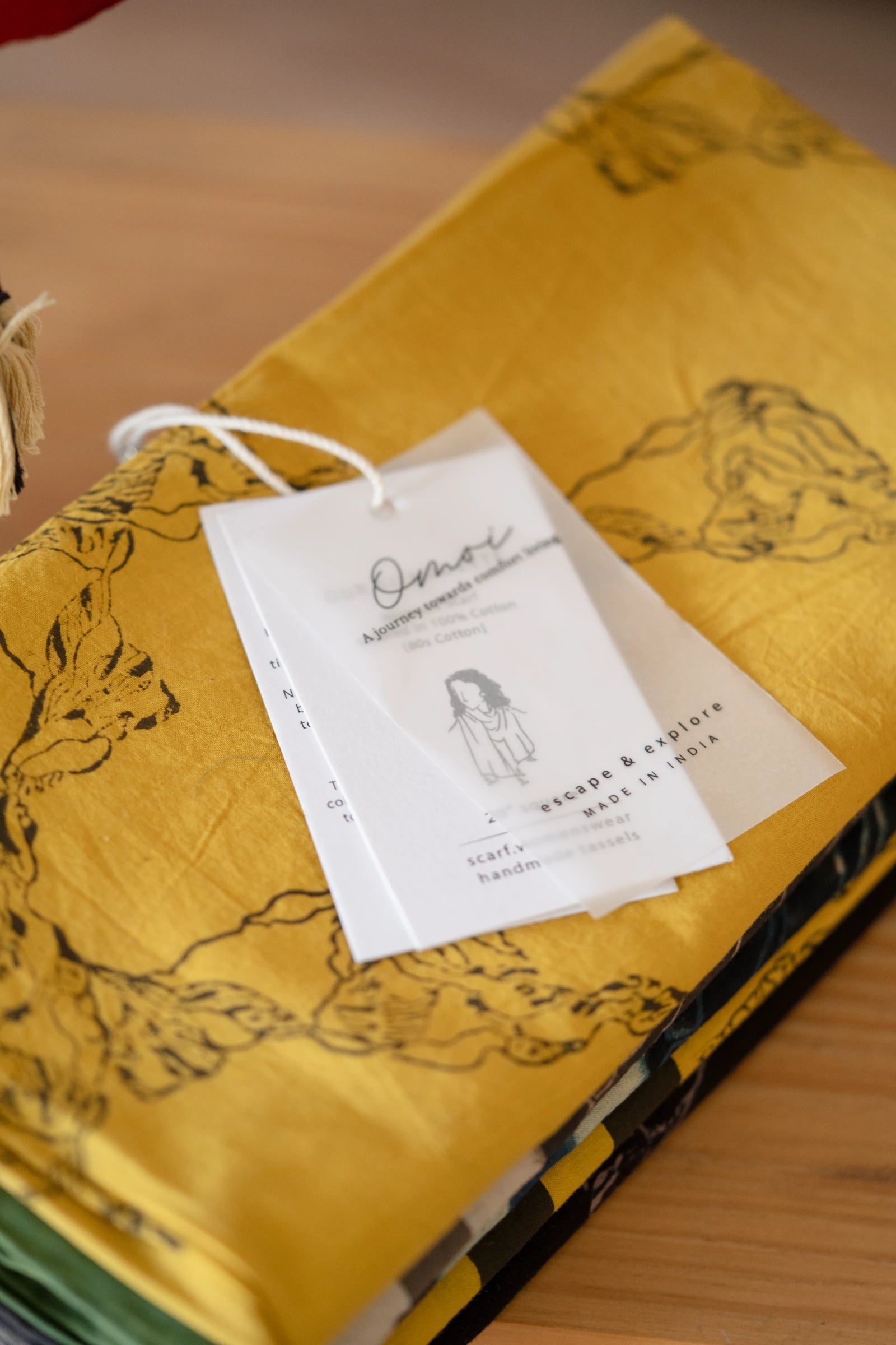 Mustard Bloom Scarf