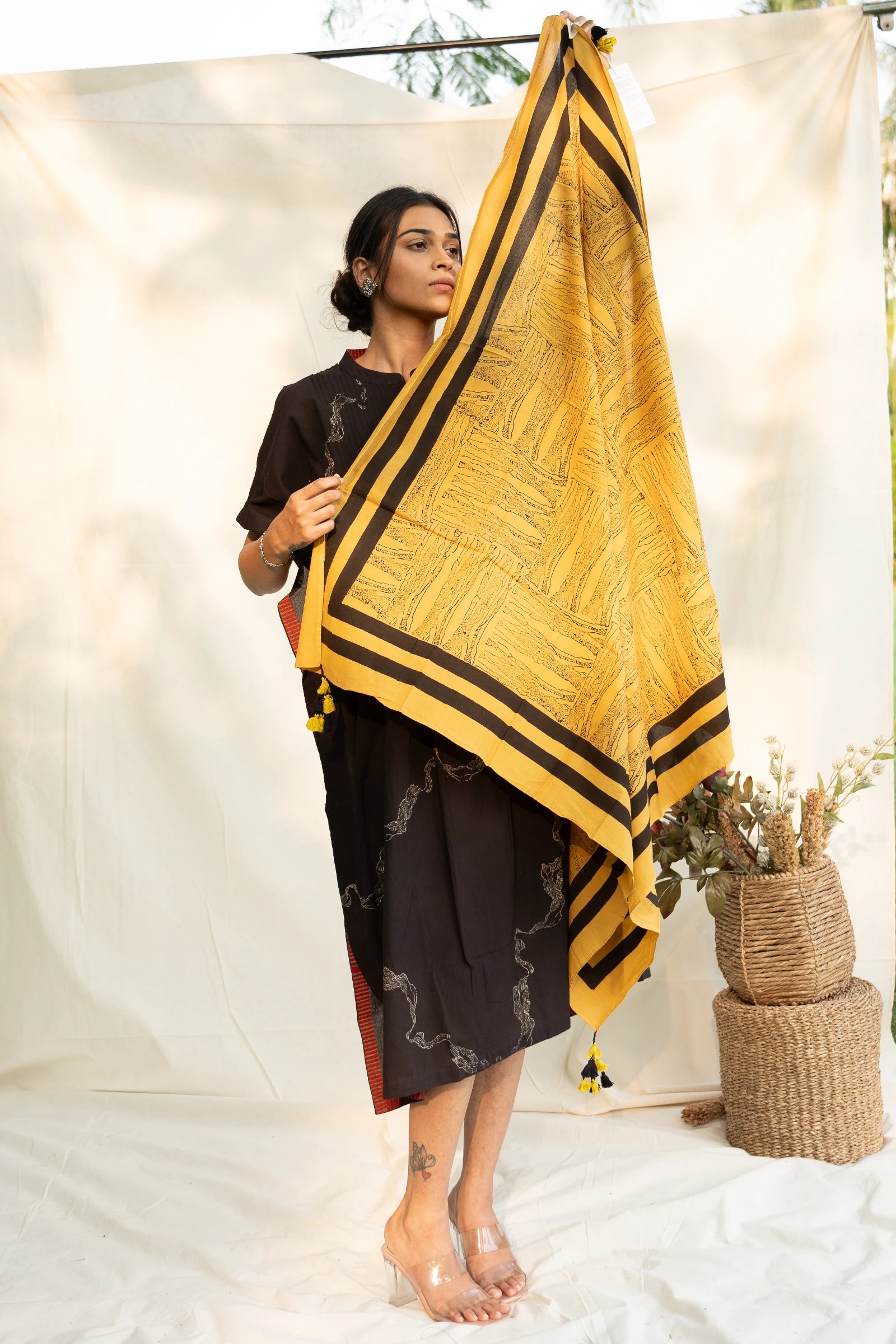Mustard Ember Scarf