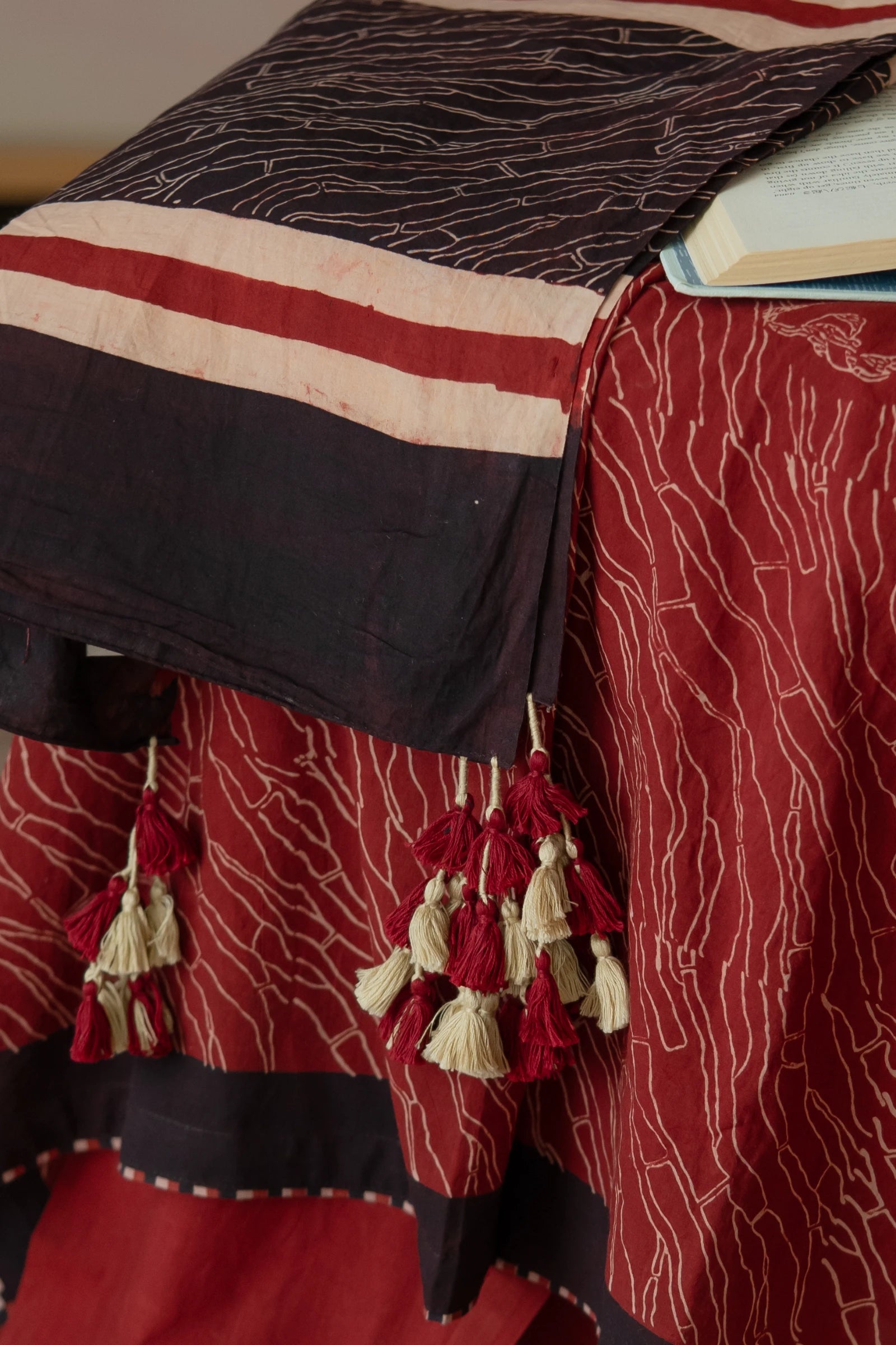 Red Cotton Dupatta