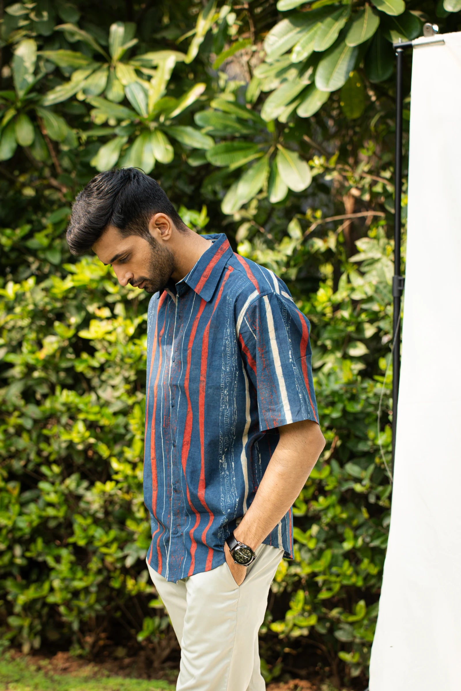 Indigo Stripes Mens Shirt