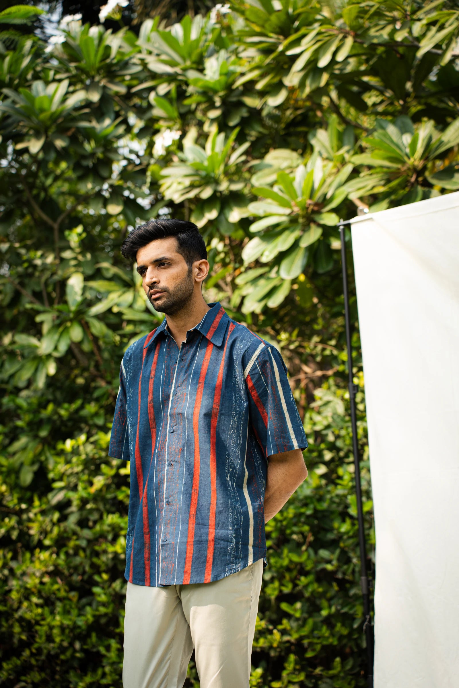 Indigo Stripes Mens Shirt