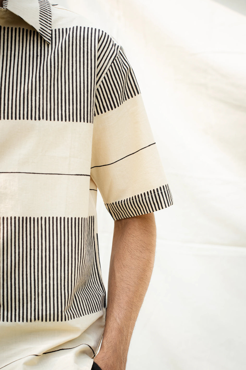 Off White Linear Mens Shirt