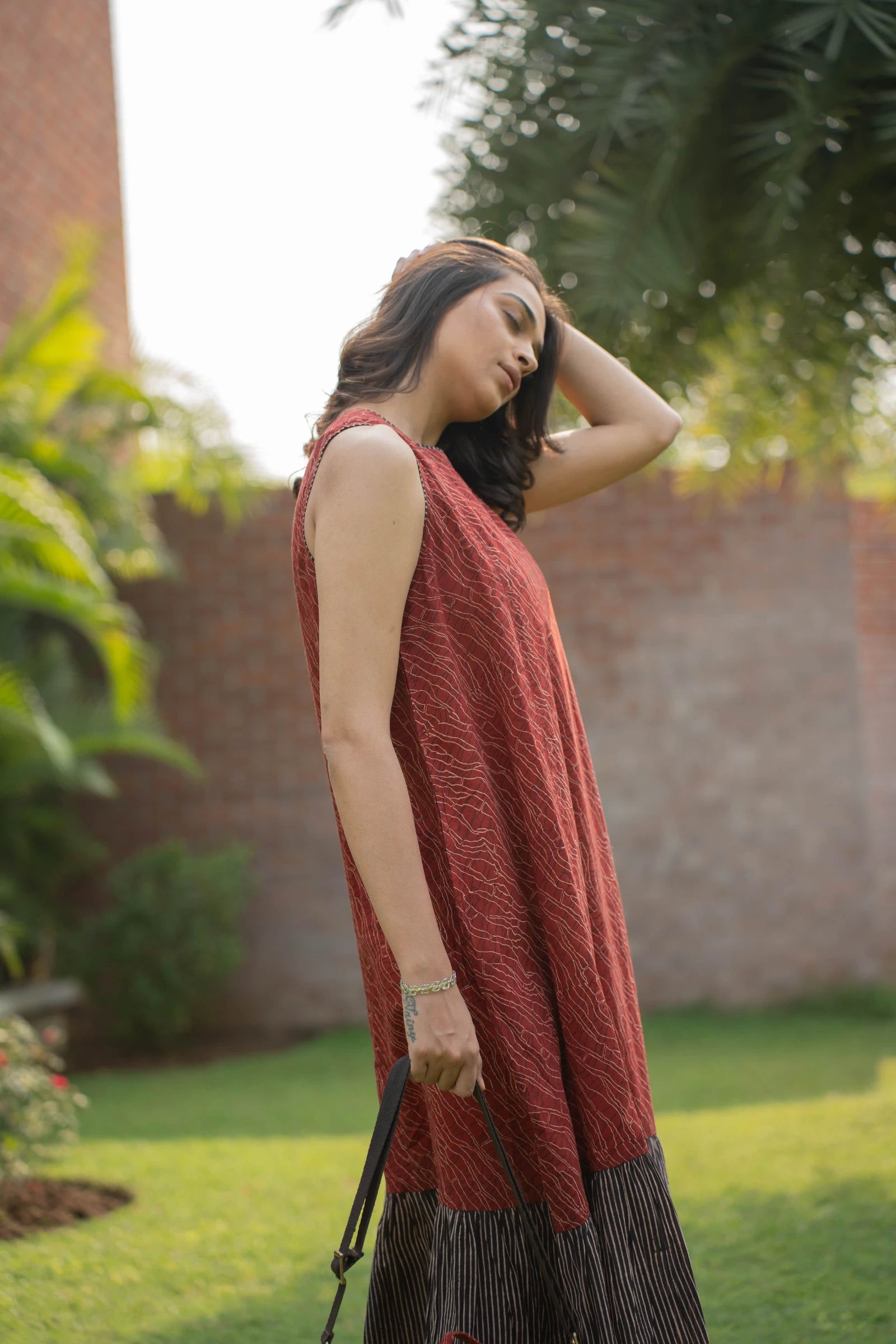 Red Sleeveless Dress