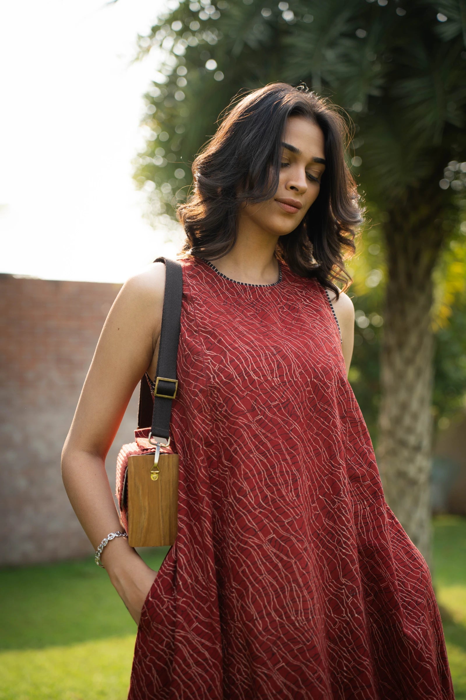 Red Sleeveless Dress