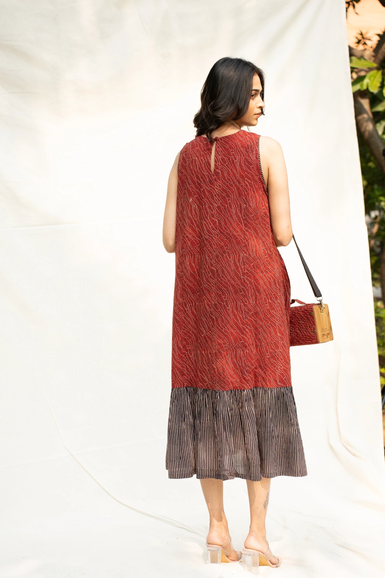 Red Sleeveless Dress