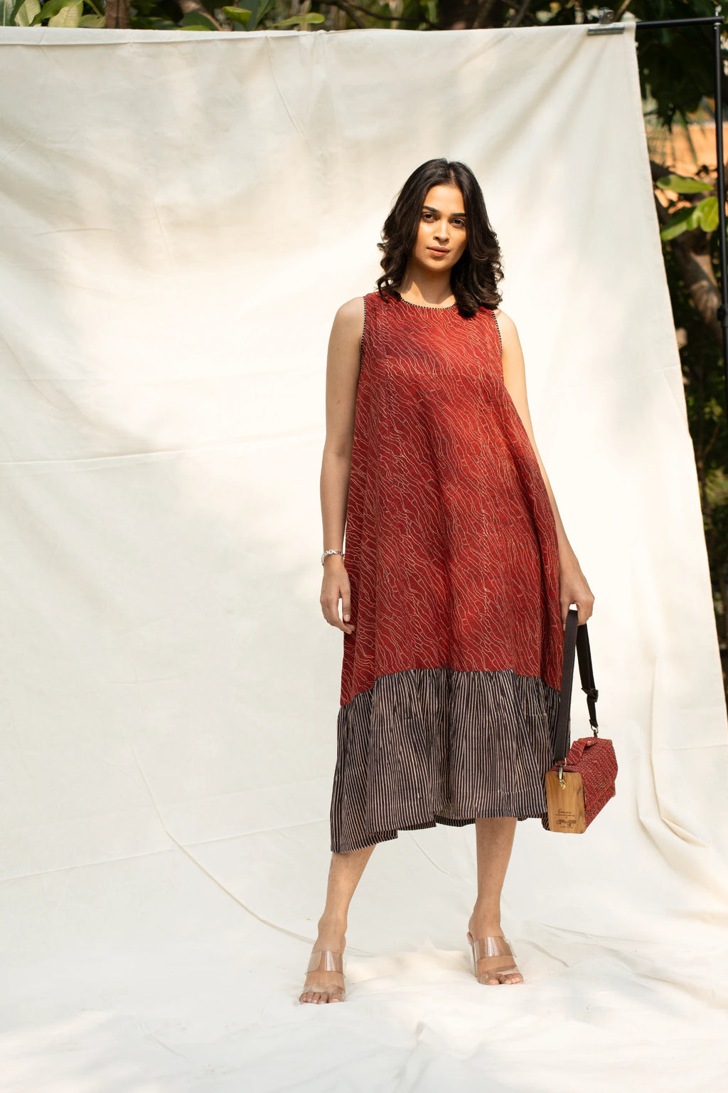 Red Sleeveless Dress